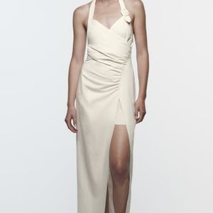 zara metallic thread pleated dress Zara METALLIC THREAD FRINGED KNIT DRESS at Mall of America in Bloomington, MN